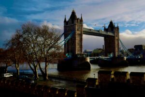 Tower Bridge on an autumn day